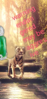 Bengal Tiger Plant Tiger Live Wallpaper