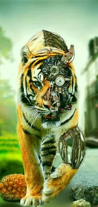 Bengal Tiger Siberian Tiger Eye Live Wallpaper