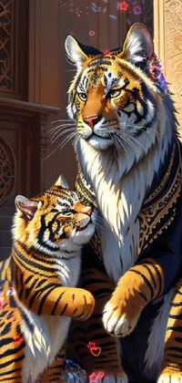 Bengal Tiger Siberian Tiger Eye Live Wallpaper