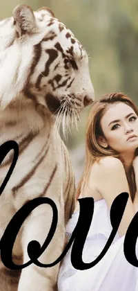 Bengal Tiger Siberian Tiger Eyelash Live Wallpaper