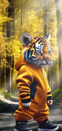 Tiger Hoodie Live Wallpaper - free download