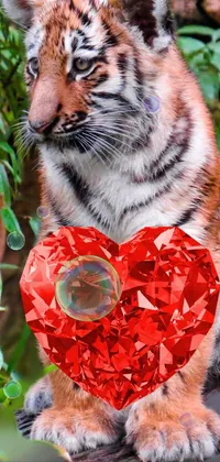 Cute Tiger Live Wallpaper