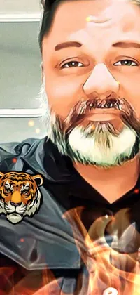 Bengal Tiger Tiger Forehead Live Wallpaper