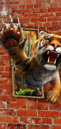 Bengal Tiger Tiger Orange Live Wallpaper