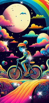 Bicycle Wheel Light Live Wallpaper