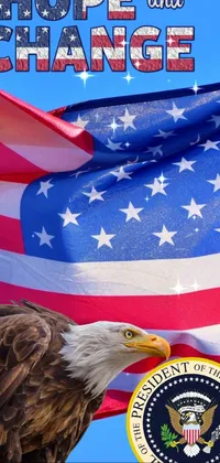 This American flag live wallpaper is an exquisite display of pride for the United States