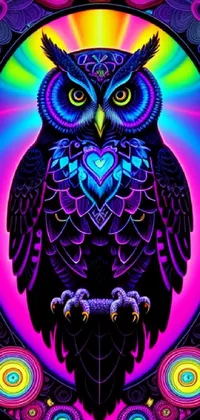 Bird Art Owl Live Wallpaper