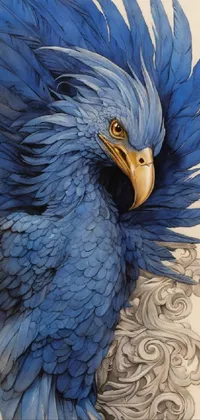 Bird Azure Blue Live Wallpaper