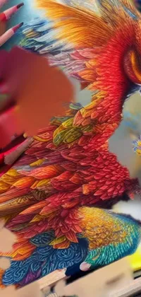 Get lost in the vibrant colors of this stunning live wallpaper