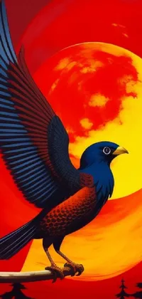 Bird Beak Orange Live Wallpaper