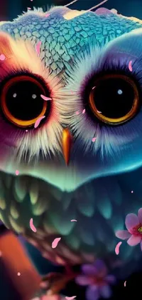 Bird Eye Facial Expression Live Wallpaper