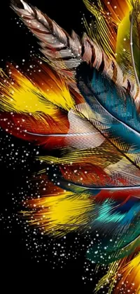 Bird Feather Water Live Wallpaper