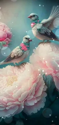 Bird Flower Nature Live Wallpaper