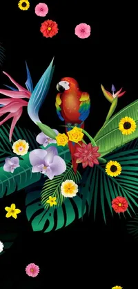 Bird Flower Organism Live Wallpaper