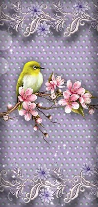 Bird Flower Petal Live Wallpaper