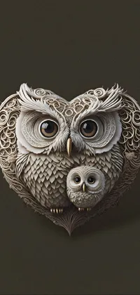 Bird Great Horned Owl Eye Live Wallpaper