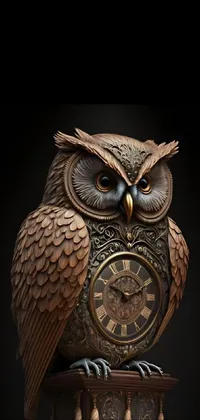 Bird Great Horned Owl Owl Live Wallpaper