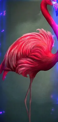 Bird Greater Flamingo Flamingo Live Wallpaper