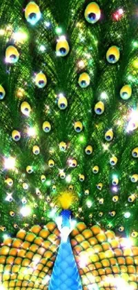 Bird Green Lighting Live Wallpaper