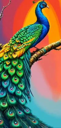 Bird Green Peafowl Live Wallpaper