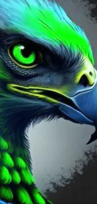 Bird Head Green Live Wallpaper