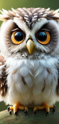Bird Head Screech Owl Live Wallpaper