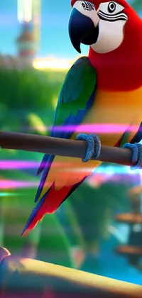 Bird Light Macaw Live Wallpaper