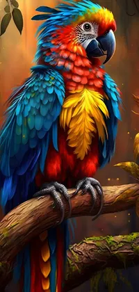 Bird Macaw Nature Live Wallpaper