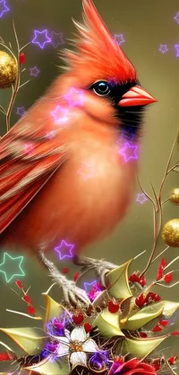 Bird Nature Christmas Ornament Live Wallpaper