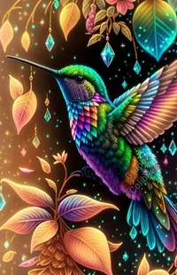 Bird Organism Purple Live Wallpaper