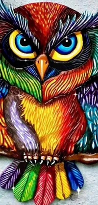 Bird Owl Green Live Wallpaper