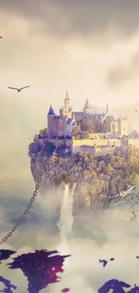 Experience a fantasy world like no other with this phone live wallpaper