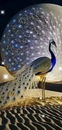 Bird Peafowl Beak Live Wallpaper