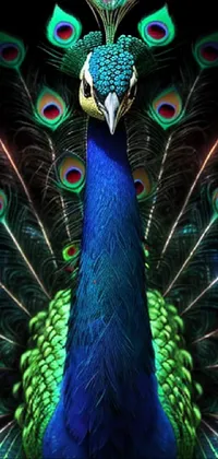 Bird Peafowl Vertebrate Live Wallpaper