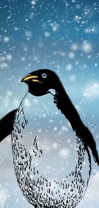 Bird Penguin Water Live Wallpaper