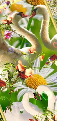 Bird Plant Flower Live Wallpaper