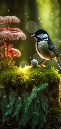 Bird Plant Vertebrate Live Wallpaper