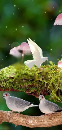 Transform your phone into a portal to a fantastical forest with this stunning live wallpaper