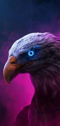 Add a touch of magic to your phone with this stunning eagle live wallpaper
