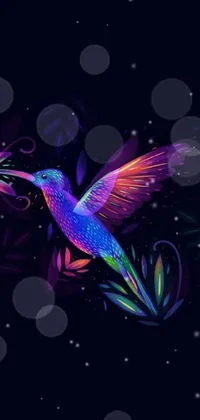 Bird Purple Violet Live Wallpaper
