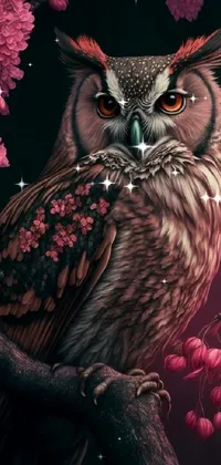Bird Screech Owl Organism Live Wallpaper