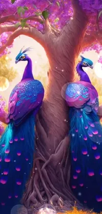 Bird Vertebrate Peafowl Live Wallpaper