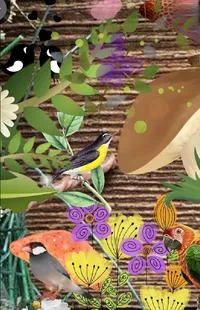 Bird Vertebrate Plant Live Wallpaper