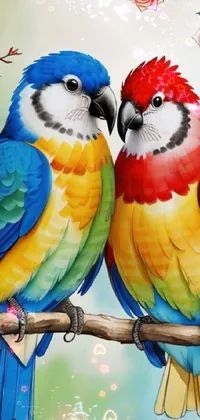 Bird Watch Macaw Live Wallpaper