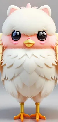 Bird White Toy Live Wallpaper