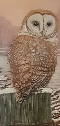 Bird Wood Owl Live Wallpaper