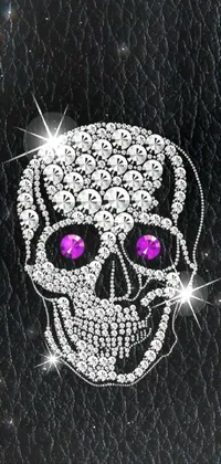 Black Bone Skull Live Wallpaper