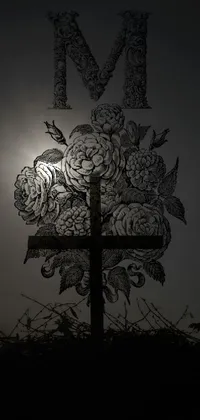 Black Branch Cross Live Wallpaper