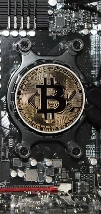 bitcoin matherboard Live Wallpaper
