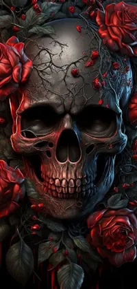 Black Red Art Live Wallpaper